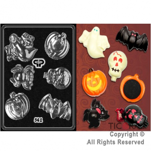 PLACA MOLDE MOTIVOS HALLOWEEN P561 x 1